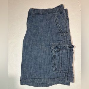 The Foundry Supply Co. Blue Flex Cargo Shorts Mens 48 Big Tall